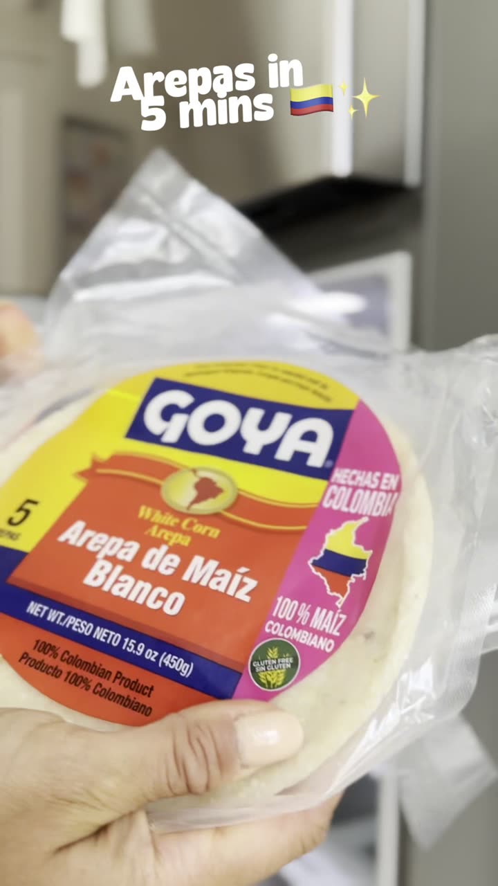 Goya Premade Arepas — cooking UGC