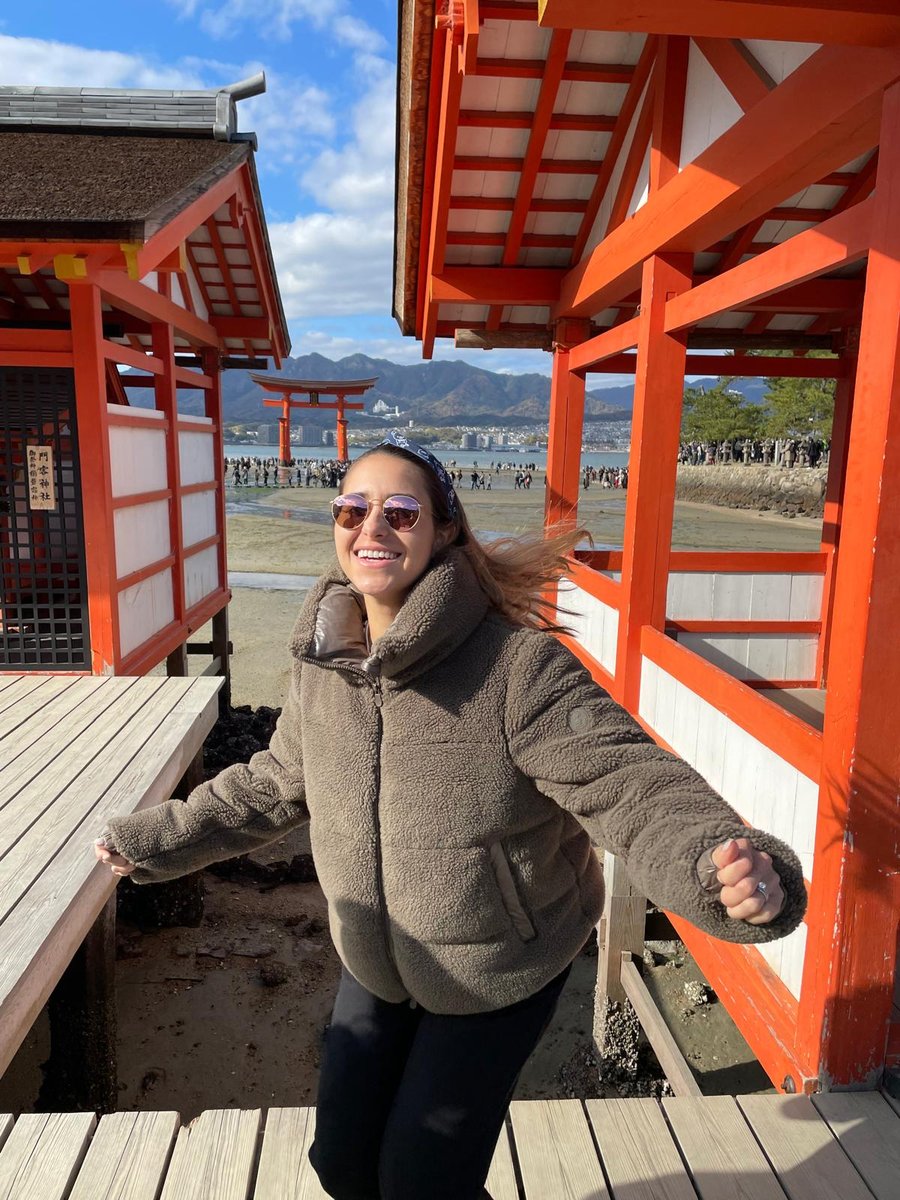Mafe at Itsukushima Shrine, Miyajima, Japan — travel lifestyle